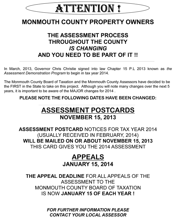 Neptune Township Property Tax Rate Neptune Township Property Tax Rate