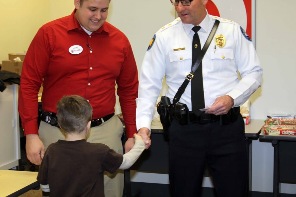 Neptune Police Department Awards 10 Kids with Target Gift Cards