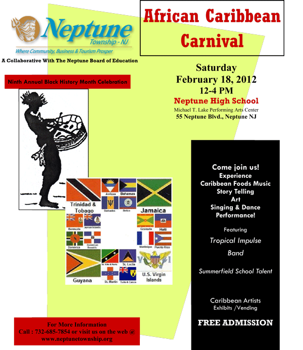 black history month celebration: african caribbean festival
