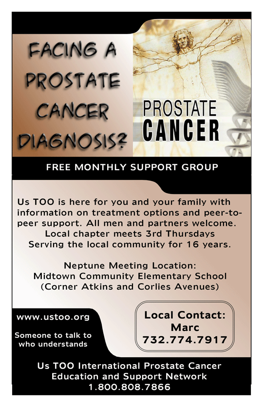 prostate cancer support group flyer